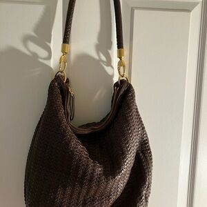 Dior wonen brown hobo style bag